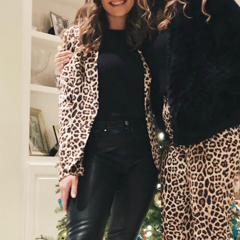Leopard Print Blazer worn only once, perfect condition, still has tags!